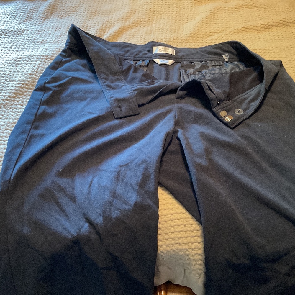 Christopher and Banks Blue capri dress pants